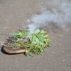 Smoking Ceremony at Appin Massacre Memorial, 2013